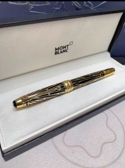 MONTBLANC Da Ban  100th Anniversary 145 Pen Signature Pen Treasure Bead Pen Ink Pen Neutral Pen Heavy Touch